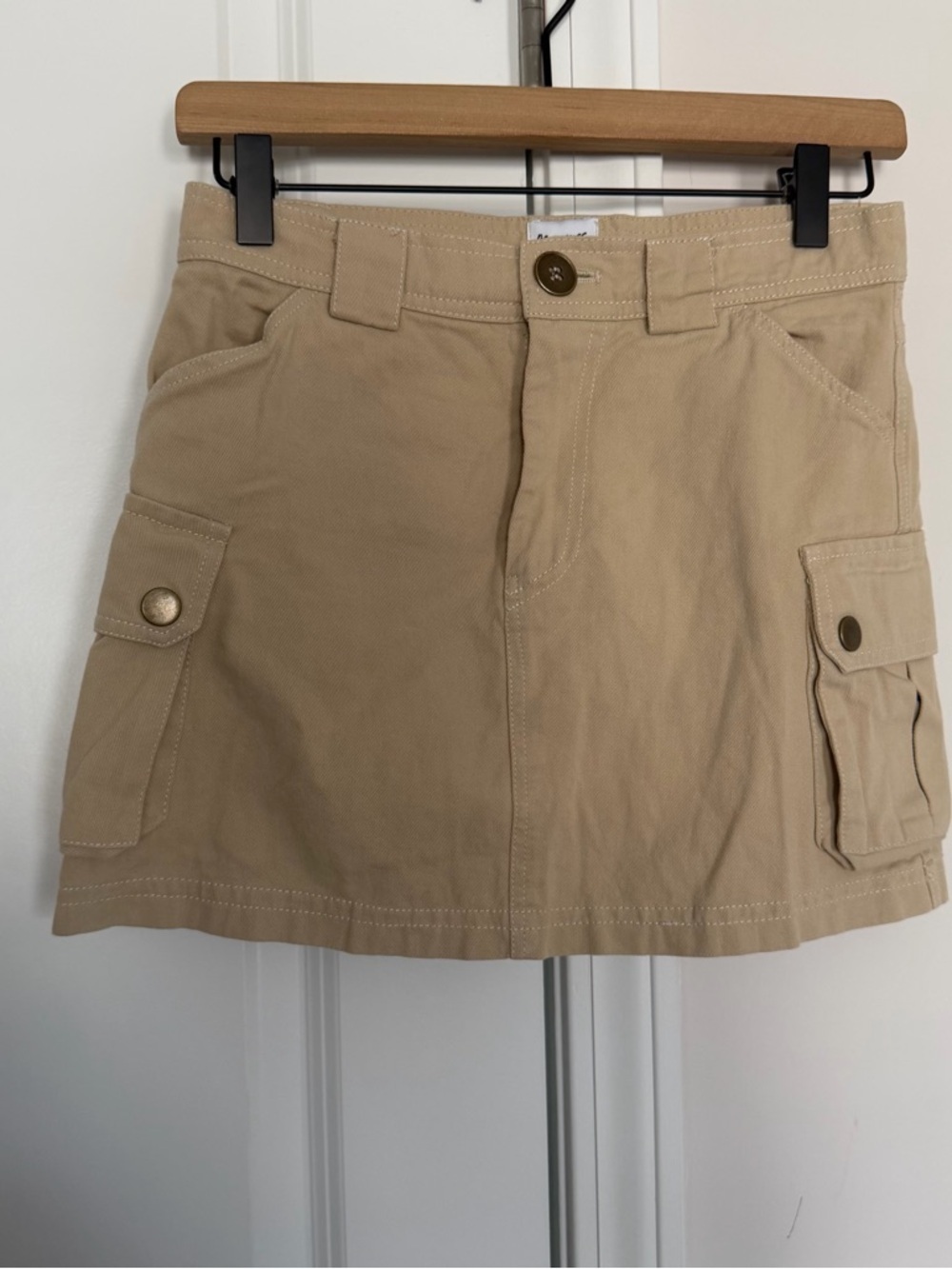 Princess Polly Cargo Minim Khaki Skirt